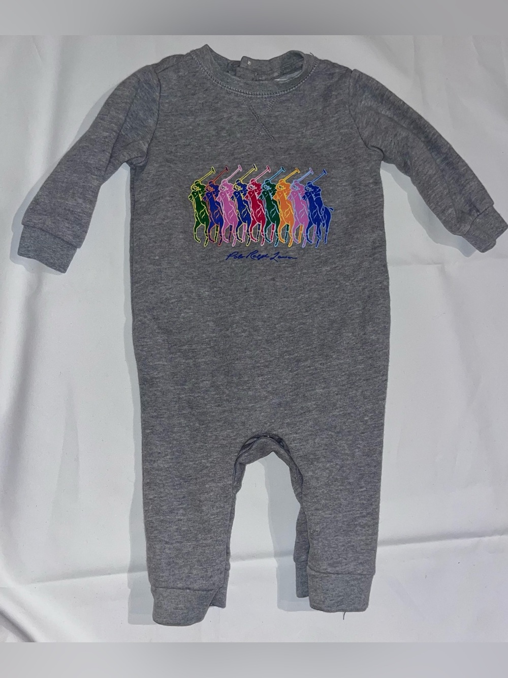 Polo Ralph Lauren Rainbow Pony Bodysuit 6M Baby